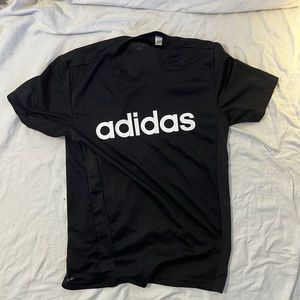 Athletic Tshirt | Black, Small, Adidas